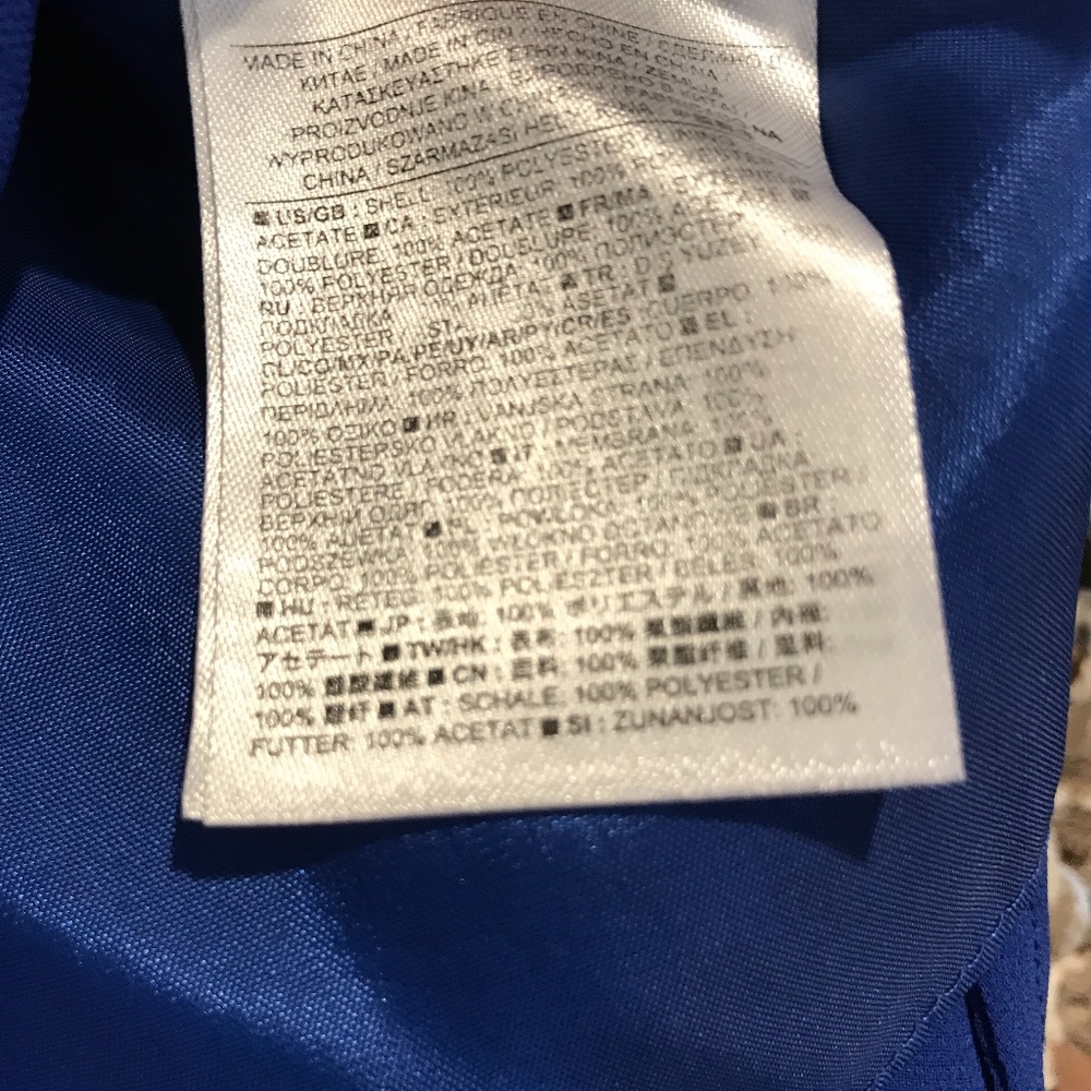 NWT Banana Republic royal blue flounce mini skirt - Picture 6 of 9
